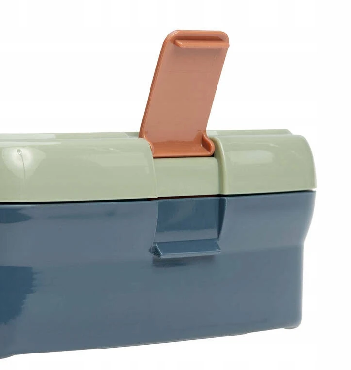 Lässig žalio olivinės spalvos pietų dėžutė berniukams ir mergaitėms - Lunchbox Happy Prints 245338