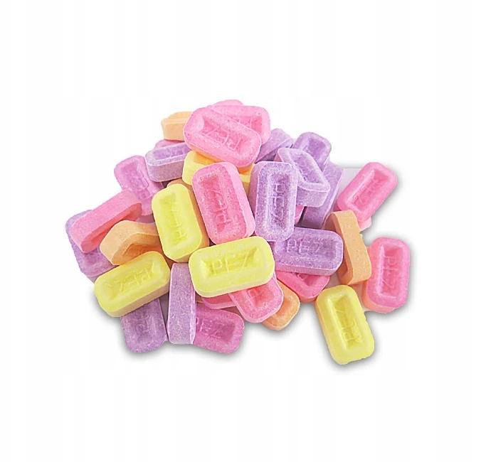 LastSwab Pez Fruit Candies 4 SKAKONAI mašinai 24 vnt. Be laktozės, be glitimo