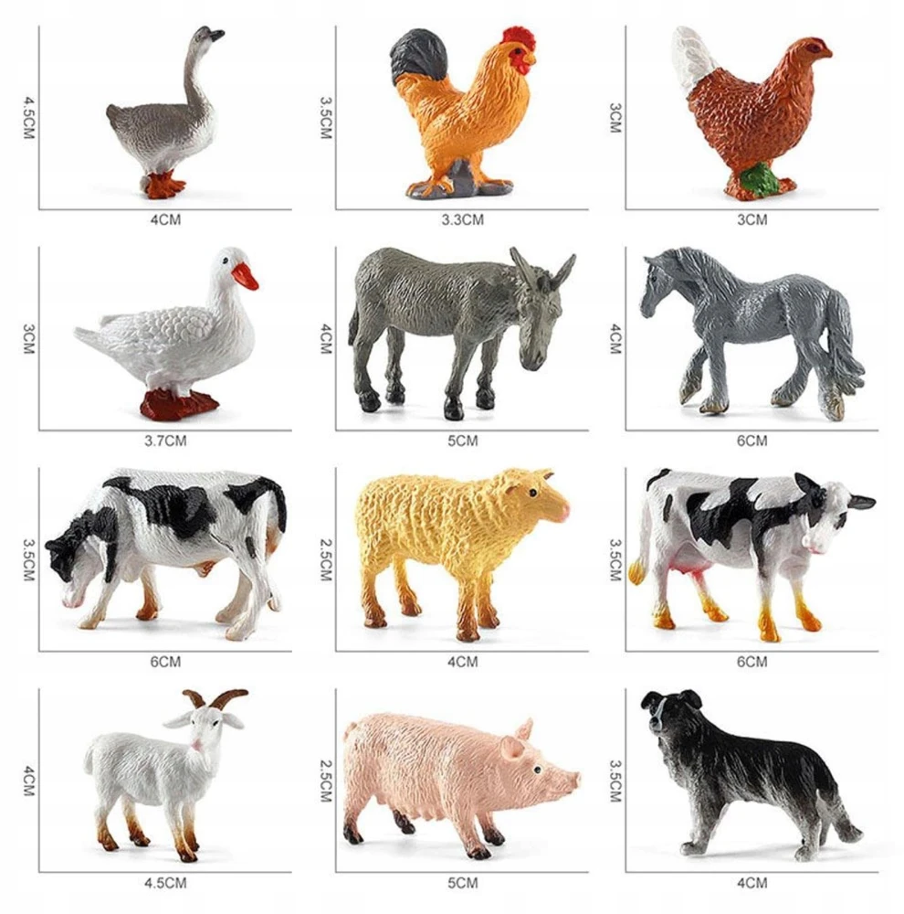 LAUKINIAI GYVŪNAI FIGURINĖS SAFARI LAUKINIAI GYVŪNAI 34 vnt.