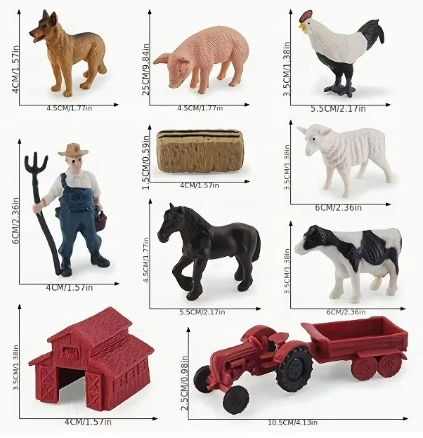 LAUKINIAI GYVŪNAI FIGURINĖS SAFARI LAUKINIAI GYVŪNAI 34 vnt.