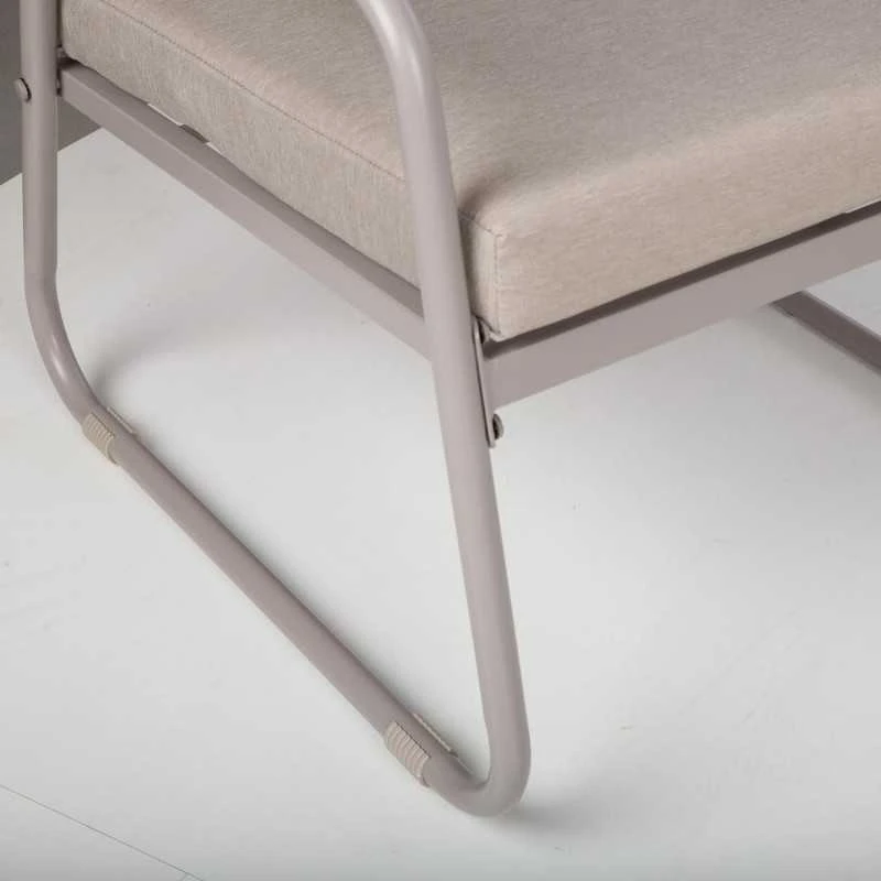 Home4You Lauko baldų komplektas MACOS Sofa, stalas ir 2 kėdės Smėlio