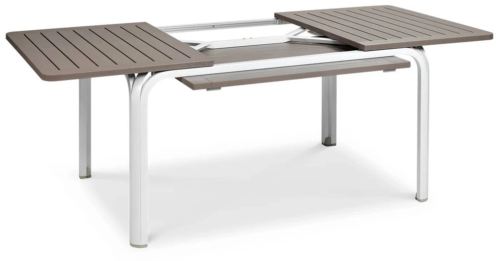 Lauko baldų komplektas PALMA/ALLORO - 8/140, Bianco Tortora