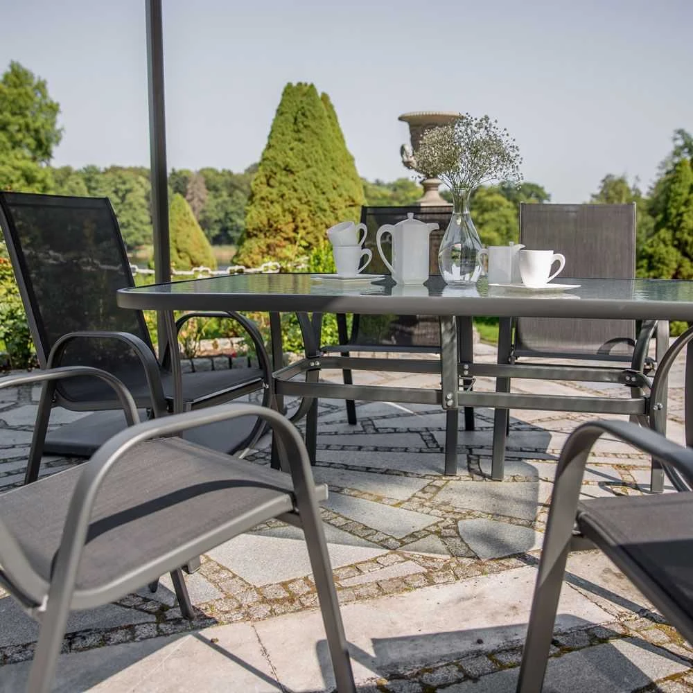 Lauko baldų komplektas PATIO Denver, antracito