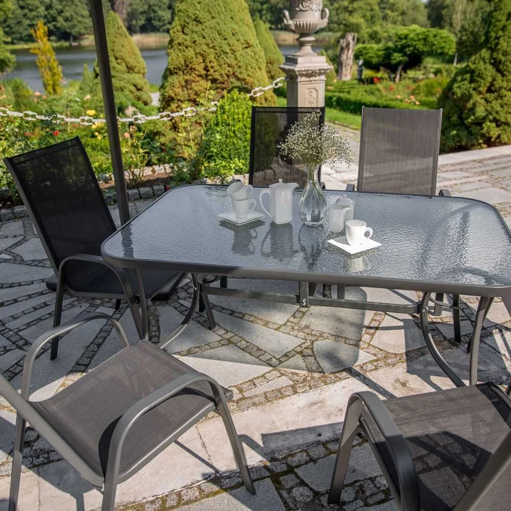 Lauko baldų komplektas PATIO Denver, antracito