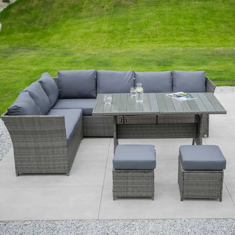 Lauko baldų komplektas PATIO Gabrielle, pilkas
