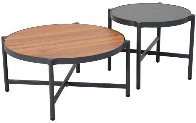 Home4You Lauko baldų komplektas TUXEDO Kampinė sofa ir 2 staliukai