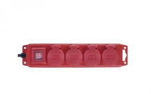 Brennenstuhl prailgintuvas 6 xCEE 7/4, 1xCEE 7/7, IP 44 , 2m , juodas 1159970 / GT-490
