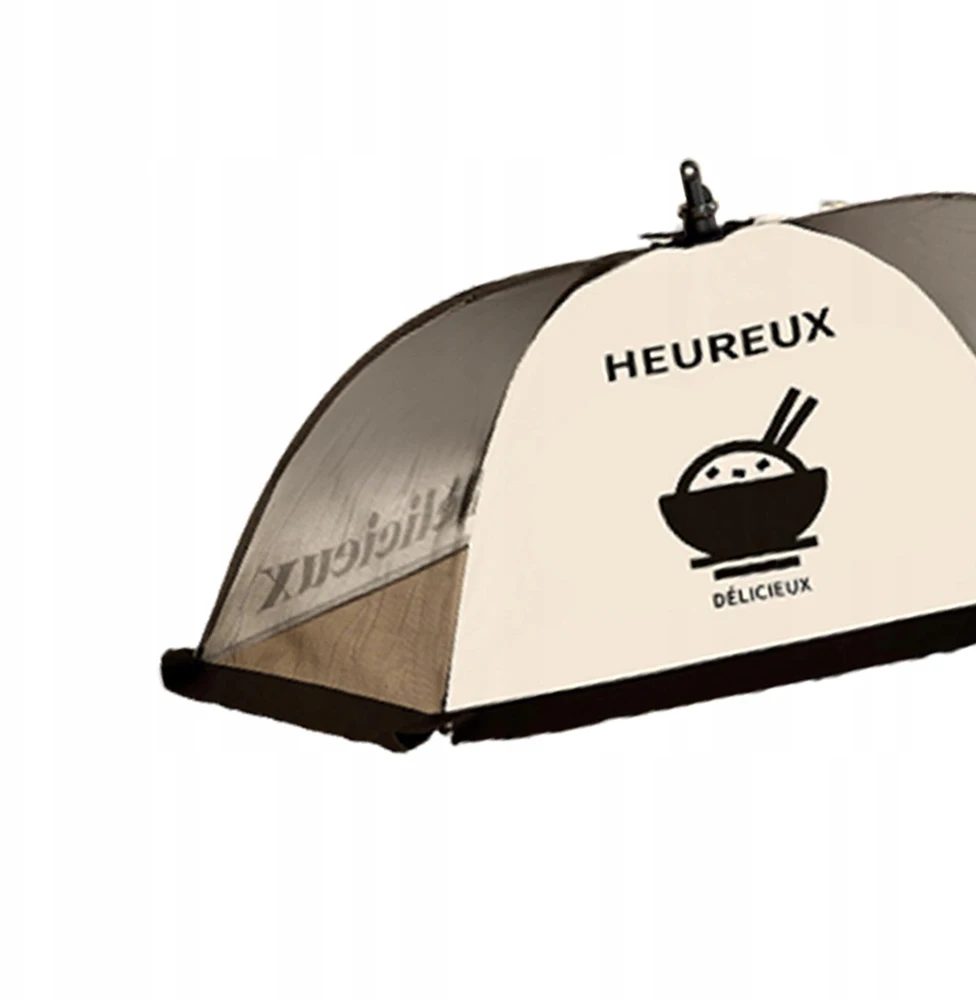 Lauko maisto dangtis palapinės lėkštės dubenys indai Uždangalas skėtis Maisto apvalus 70 cm
