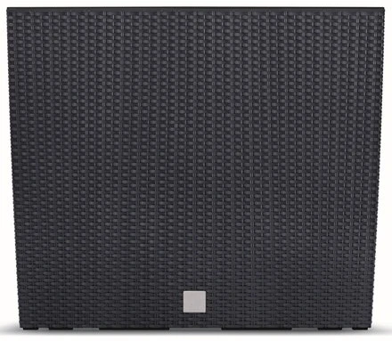 Prosperplast Lauko plastikinis vazonas RATO CASE, su įdėklu, antracito sp., 18 x 58 x 50 cm