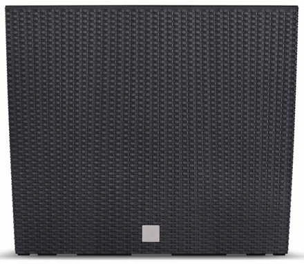 Prosperplast Lauko plastikinis vazonas RATO CASE T, su įdėklu, antracito sp., 24 x 77 x 69 cm