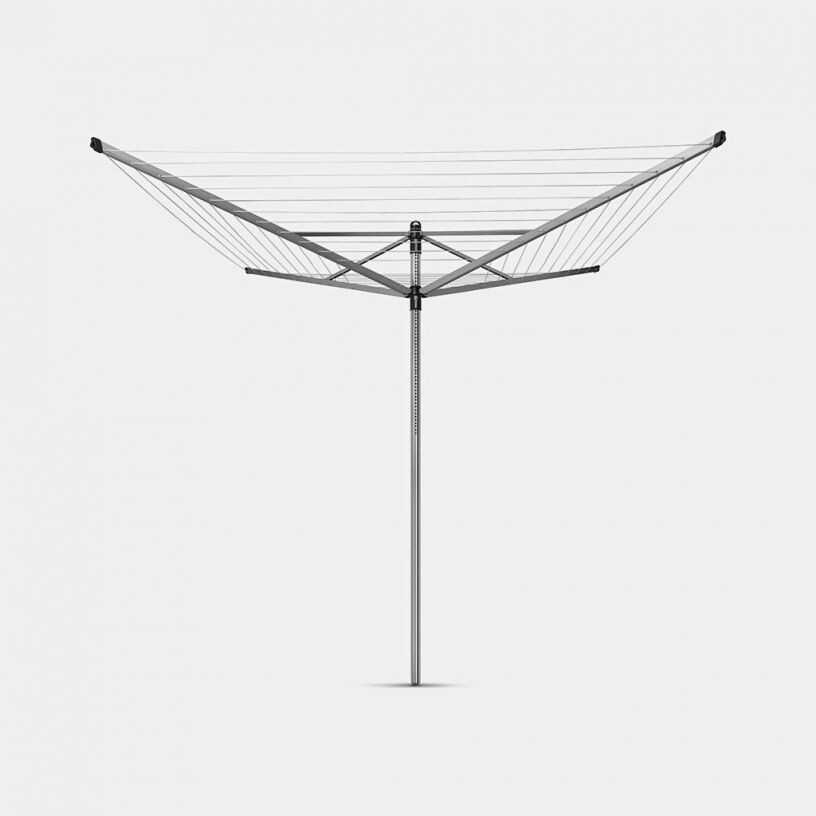 Brabantia Besis. Džiov. Lift-O-Matic 60m met. str. - Metallic Pilkas