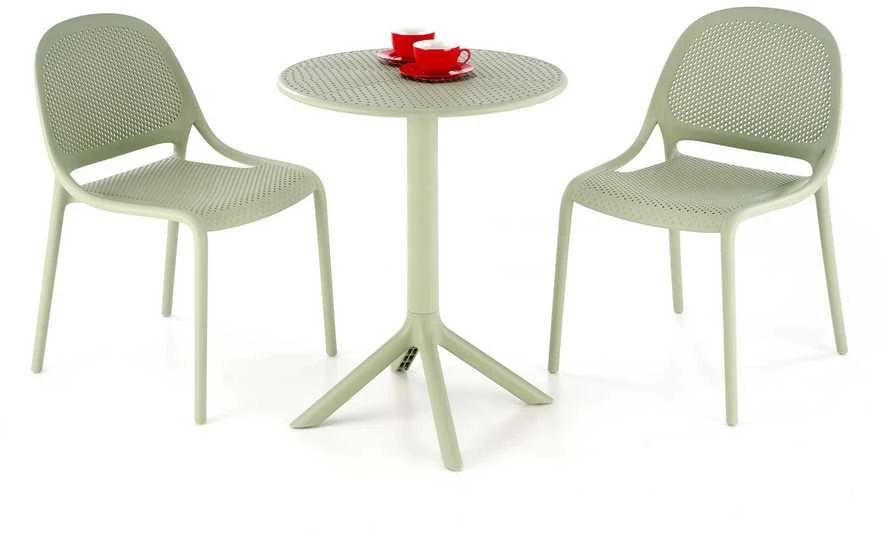 Lauko staliukas PATIO Olivier Žalias, 70 cm