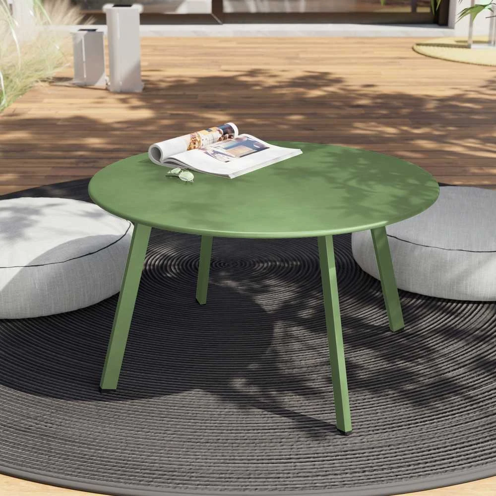 Lauko staliukas PATIO Olivier Žalias, 70 cm