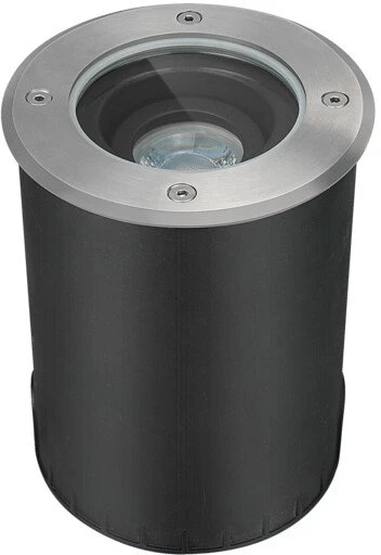 Lauko šviestuvas į grindinį KANLUX MORO N IG-2 IP67 IK08 GU10 max 20W chromo sp ø11x12,5cm