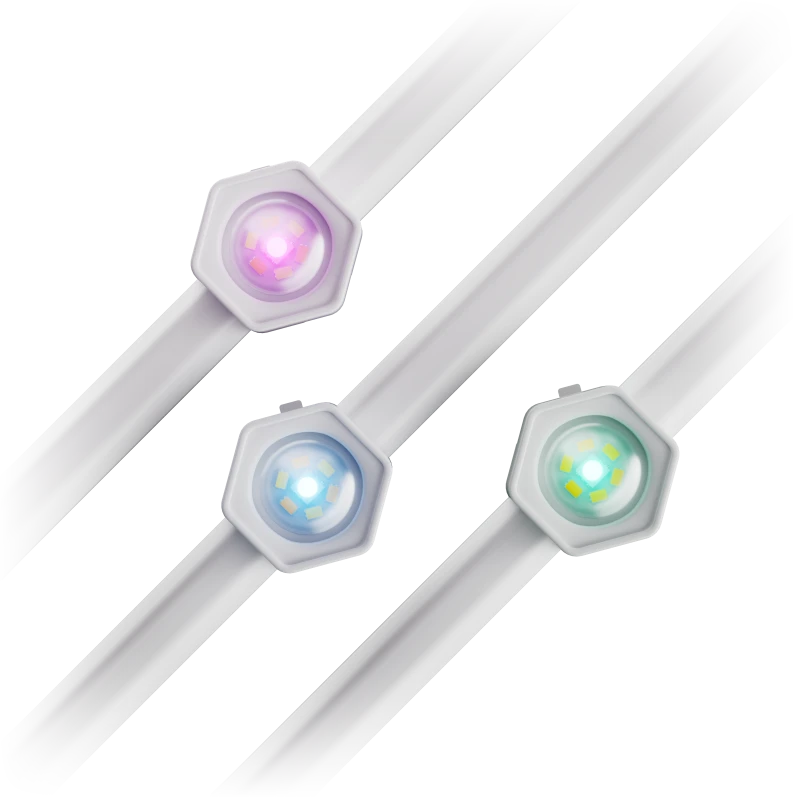 „Nanoleaf“ išmaniųjų daugiaspalvių nuolatinių lauko šviestuvų išplėtimo paketas, 5 m