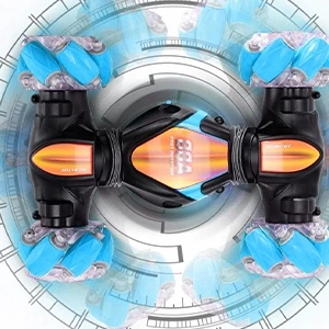Lauko žaislas su nuotolinio valdymo pulteliu, 360° pasukimas, LED šviesos ir garsai, 2,4 GHz