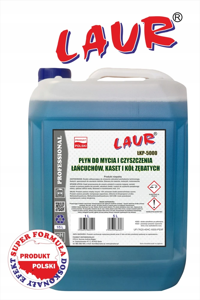Laur ŁKP-5000 GRANDINĖS VALYMO SKYSČIS, 5L PAKUOTĖ