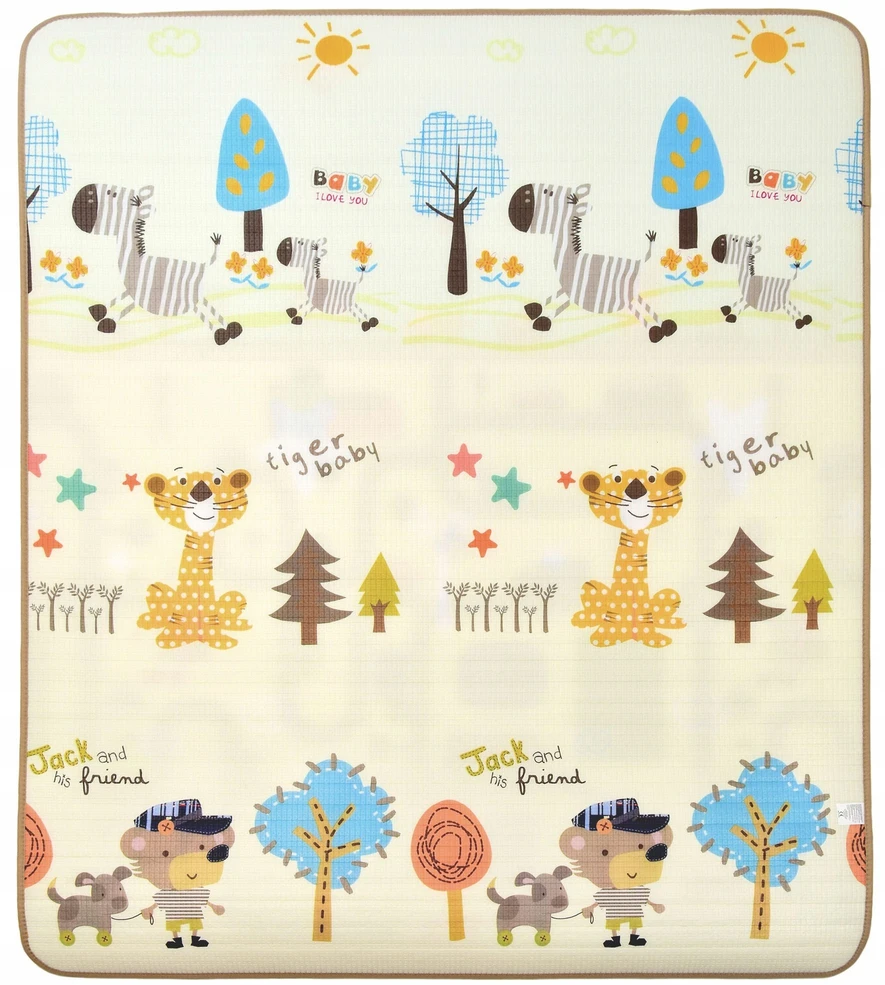 Lavinamasis kilimėlis Humbi Streets Animals 150x100x1cm
