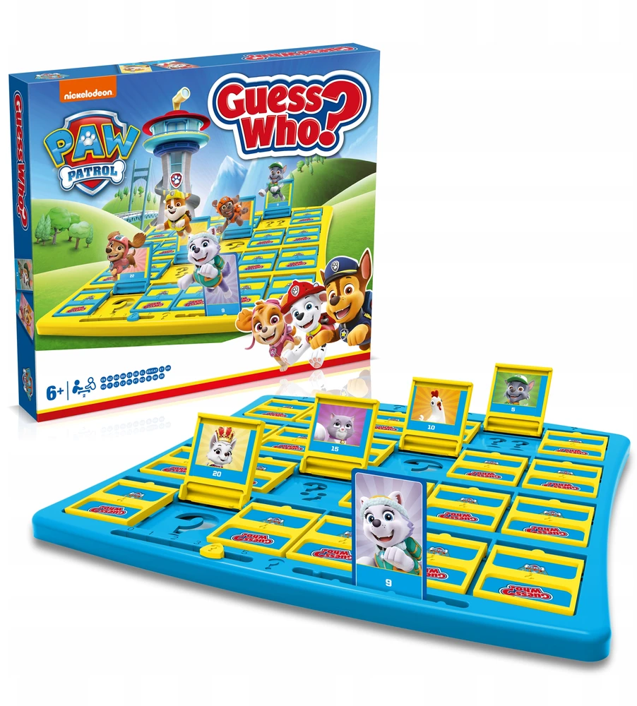 Lavinamasis žaidimas šeimai Paw Patrol Guess Who, Winning Moves