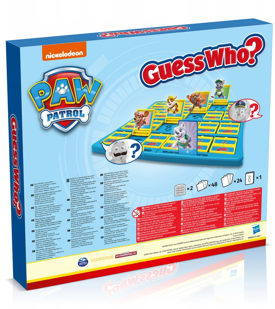 Lavinamasis žaidimas šeimai Paw Patrol Guess Who, Winning Moves
