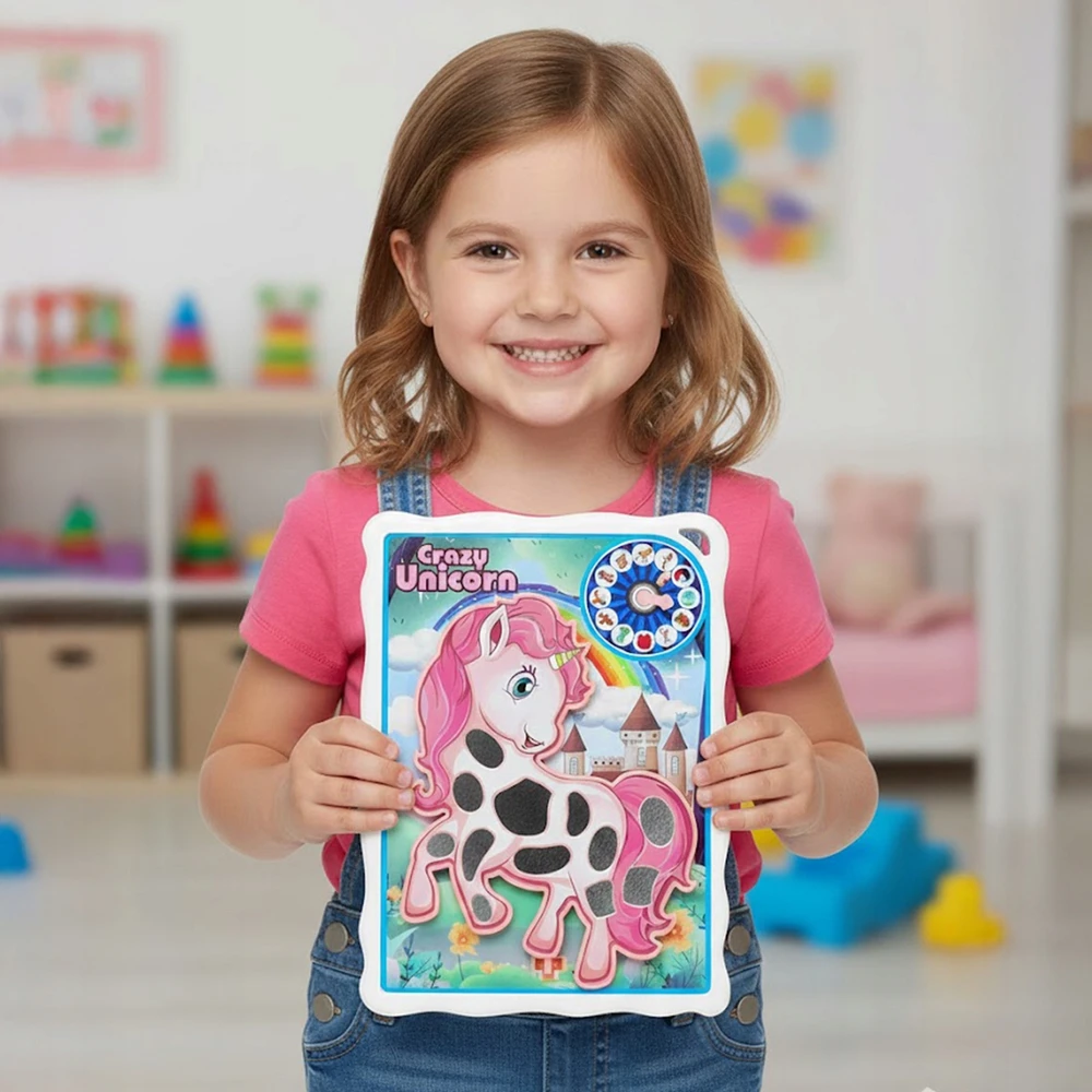 Lavinantis žaislas ŠEIMOS ĮGŪDŽIŲ ŽAIDIMAS pagerina PRECISION UNICORN 4+