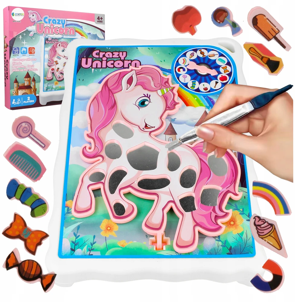 Lavinantis žaislas ŠEIMOS ĮGŪDŽIŲ ŽAIDIMAS pagerina PRECISION UNICORN 4+