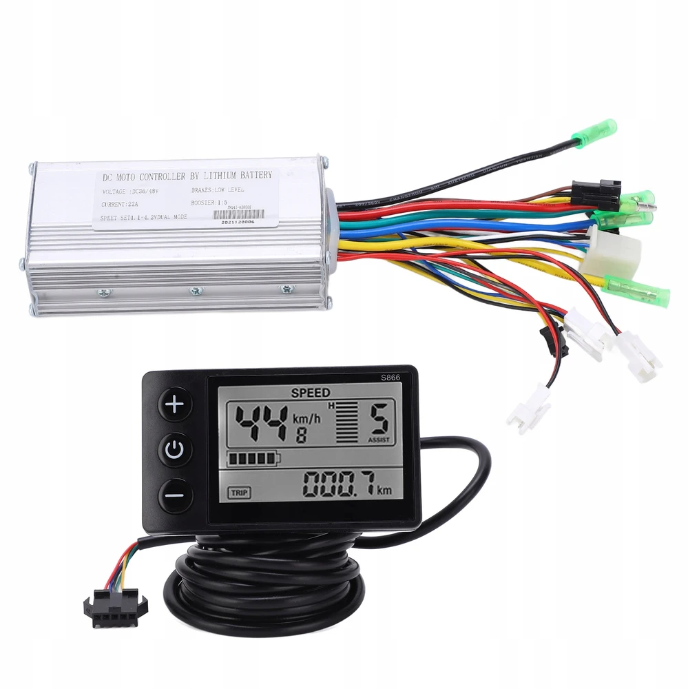 LCD DVIRAČIO 250W 350W VALDIKLIS VALDIKLIS 36V 48V