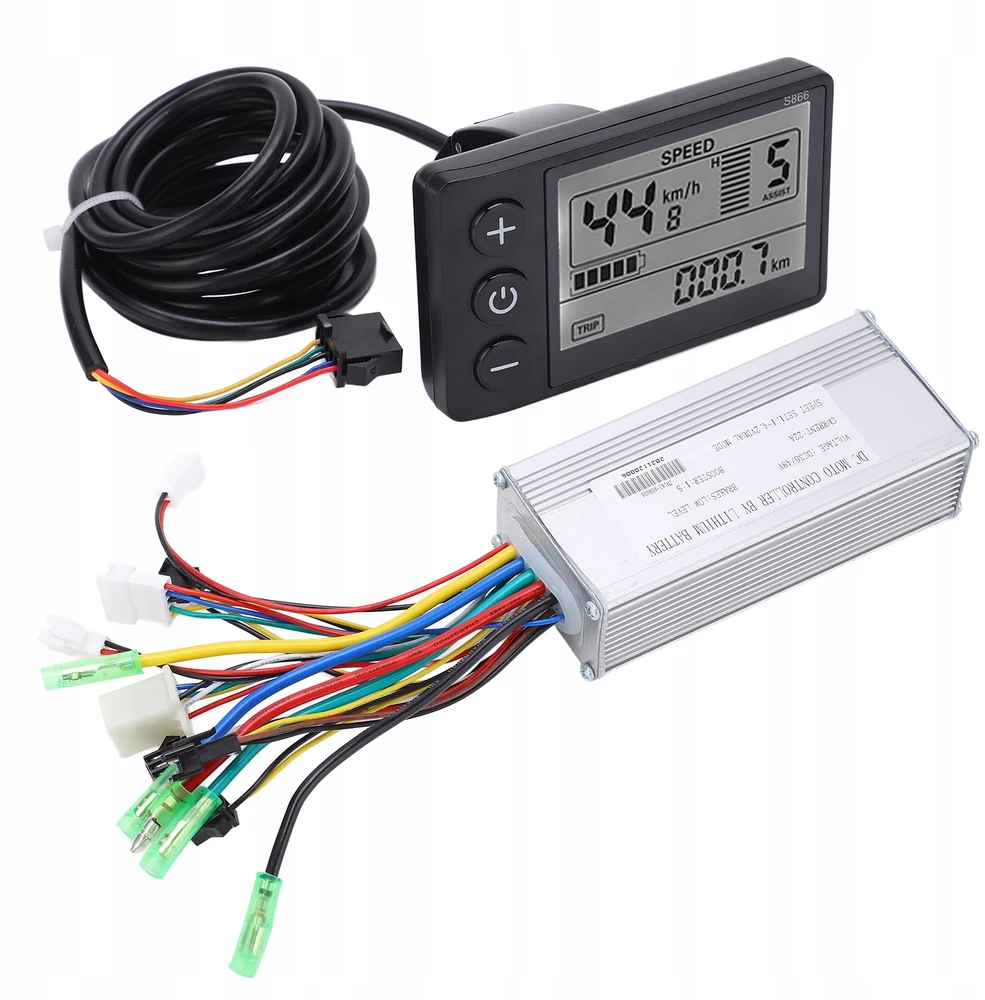 LCD DVIRAČIO 250W 350W VALDIKLIS VALDIKLIS 36V 48V