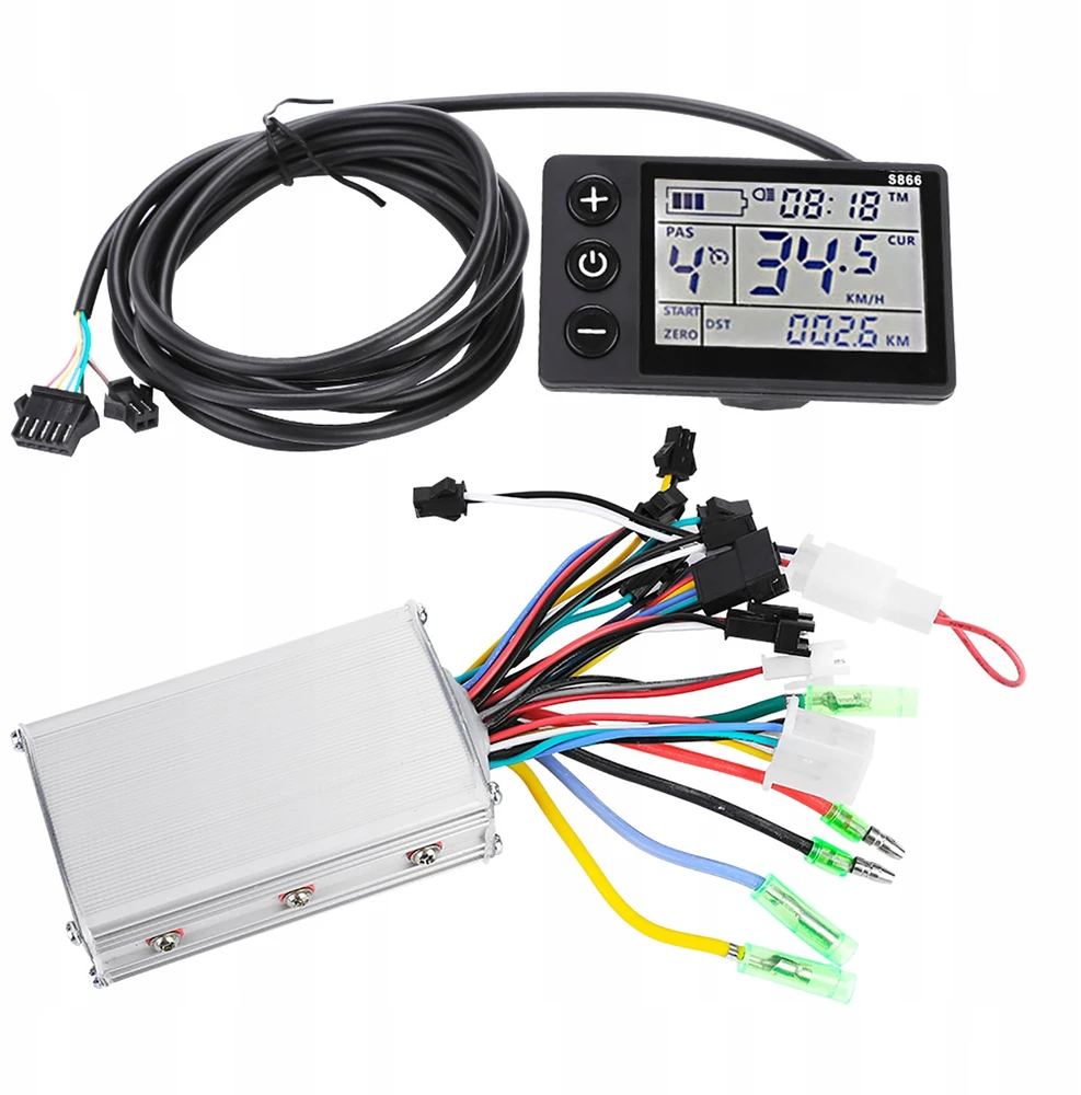LCD DVIRAČIO 250W 350W VALDIKLIS VALDIKLIS 36V 48V