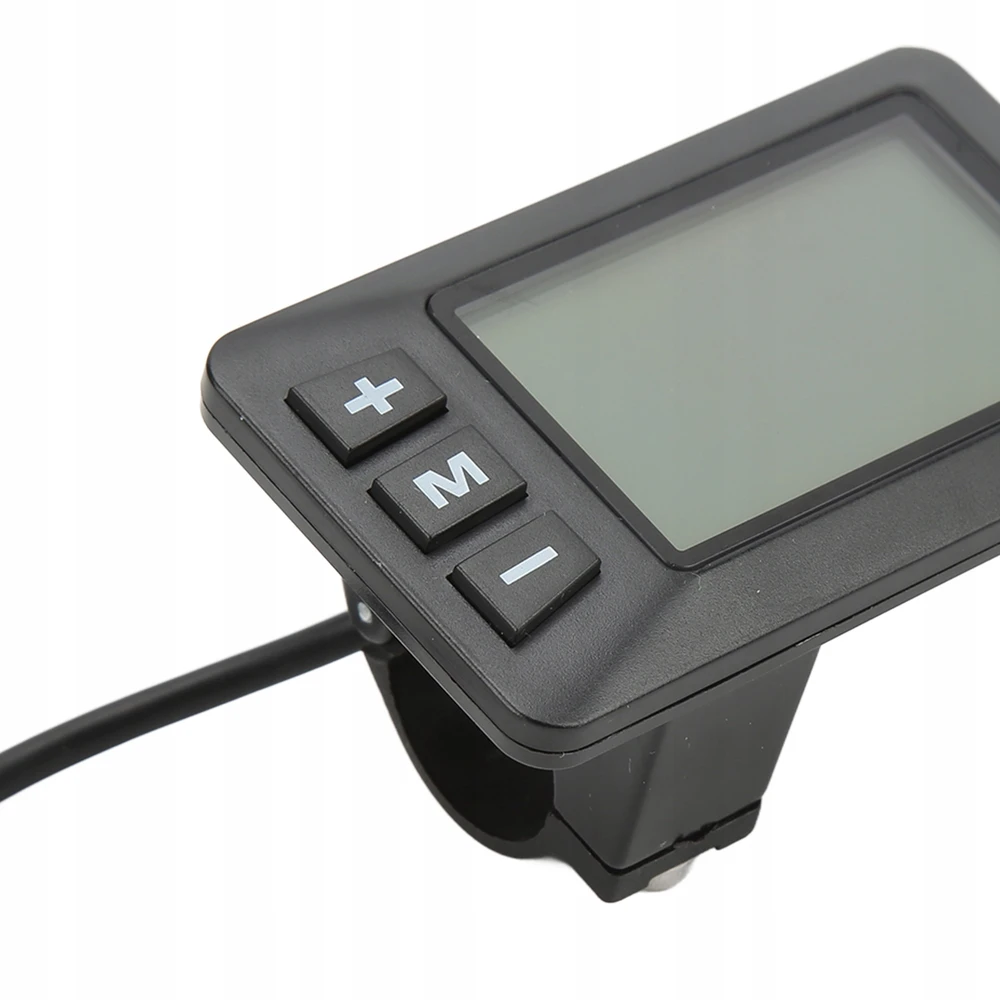 LCD EKRANAS SKAITIKLIŲ MATAS 36V 48V ELEKTRINIS DVIRATIS 22,2MM