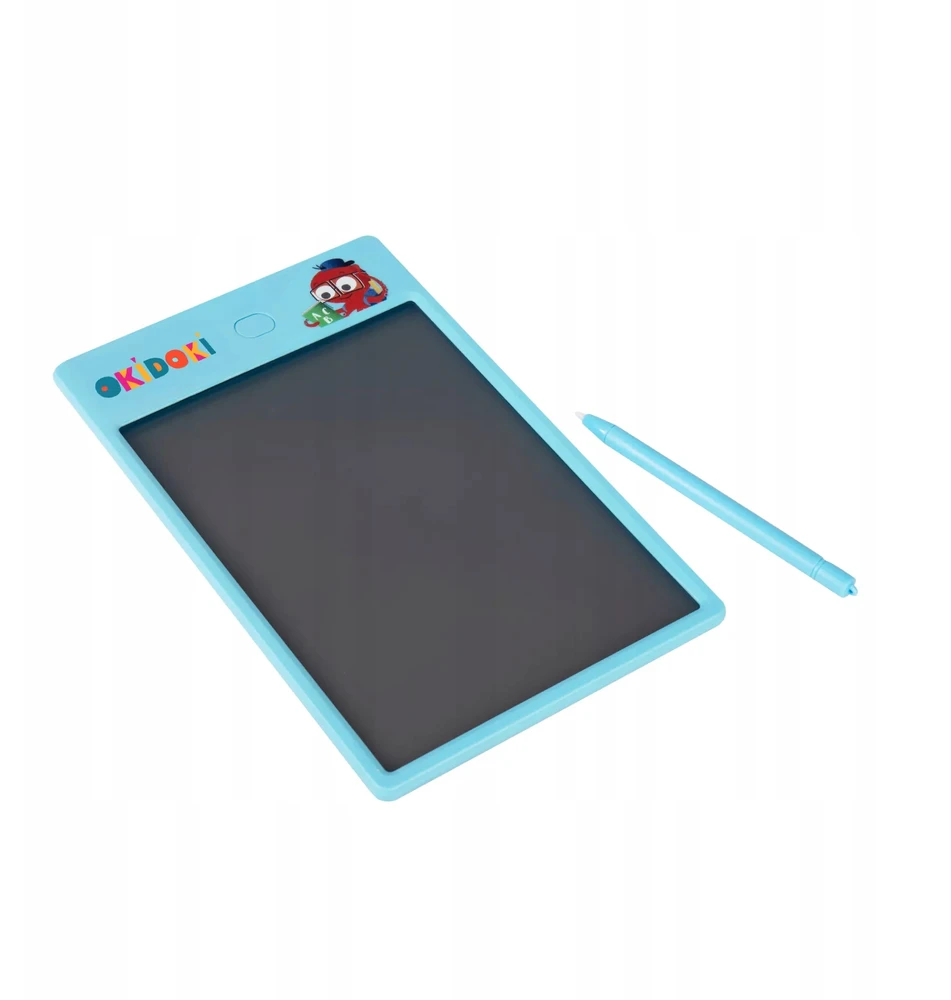 LCD planšetinis kompiuteris su 5 ŠABLONAIS ir rašikliu vaikams nuo 5 metų OKIDOKI ALBI EDUCATIONAL