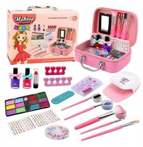 Lean Toys Kosmetinė rožinė 20 vnt.