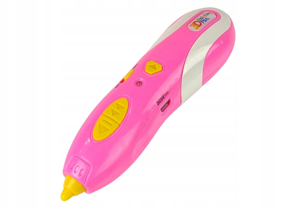 Lean Toys CREATIVE 3D PEN Vaikams 3D Spausdintuvo rašiklio rinkinys ir PLA KASETĖS 3 viename