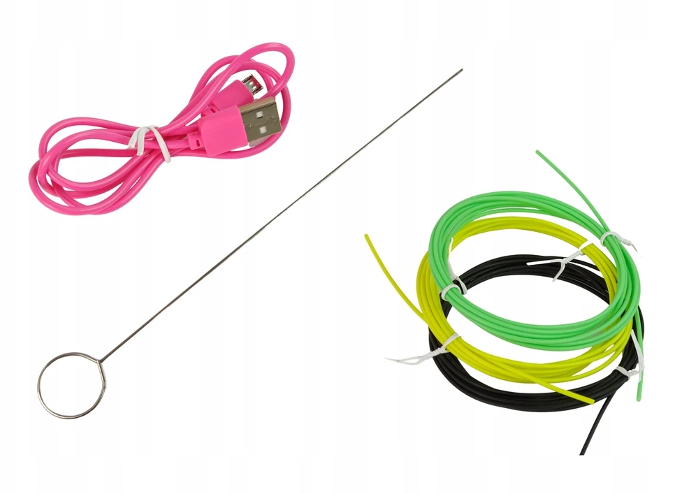 Lean Toys CREATIVE 3D PEN Vaikams 3D Spausdintuvo rašiklio rinkinys ir PLA KASETĖS 3 viename