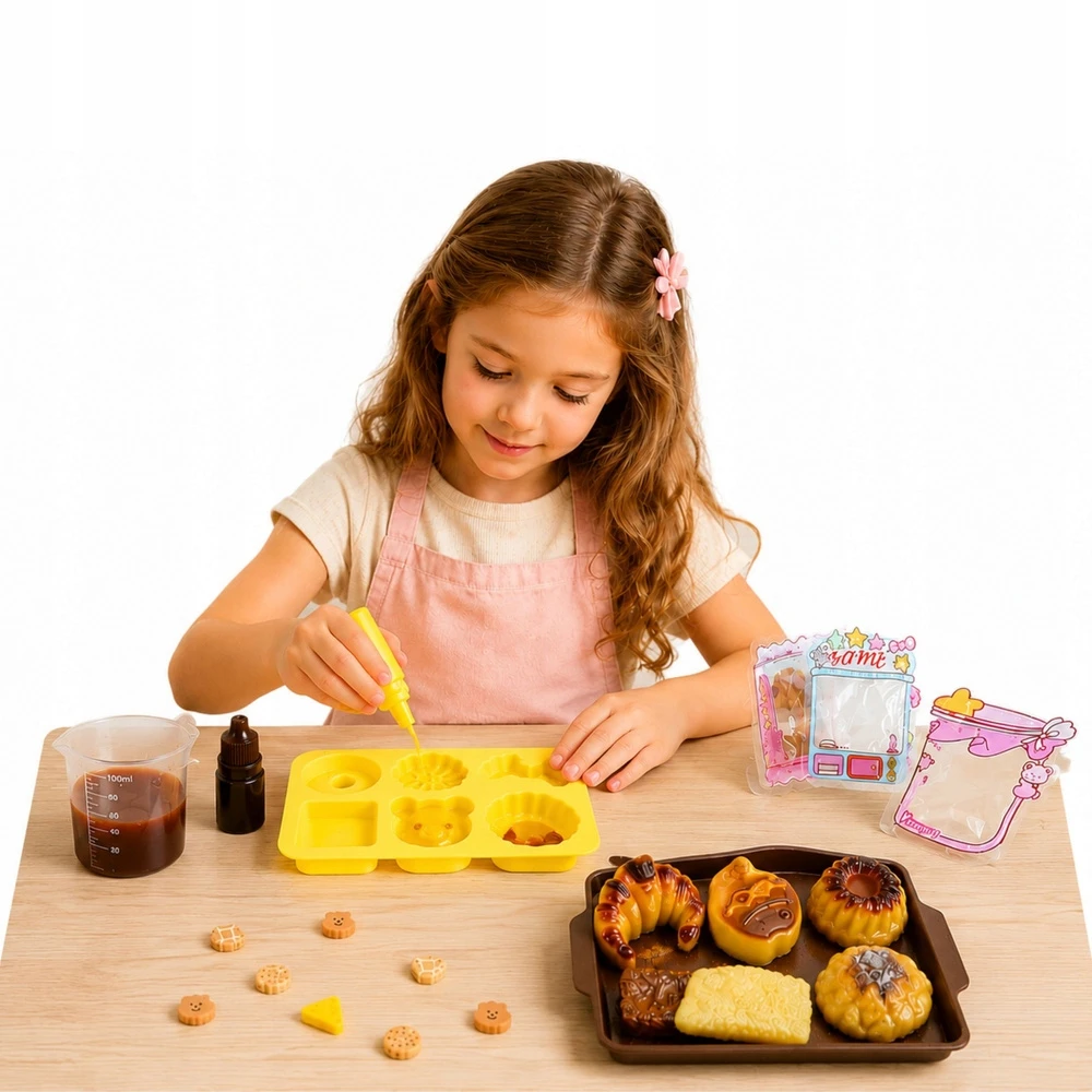 Lean Toys Kūrybinis minkštų figūrėlių rinkinys su kepinių motyvais