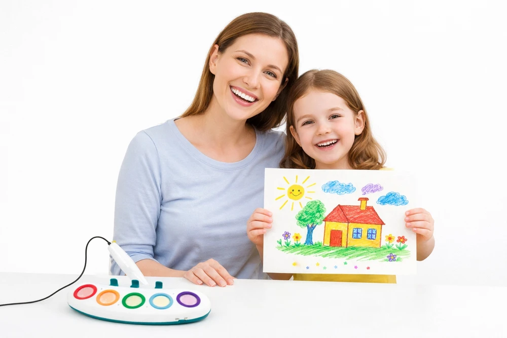 Lean Toys Magic Light Pen piešimo rinkinys 24 vnt.