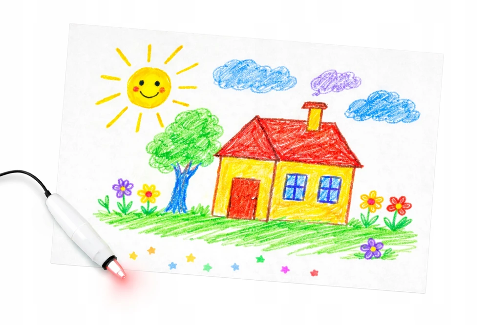 Lean Toys Magic Light Pen piešimo rinkinys 24 vnt.