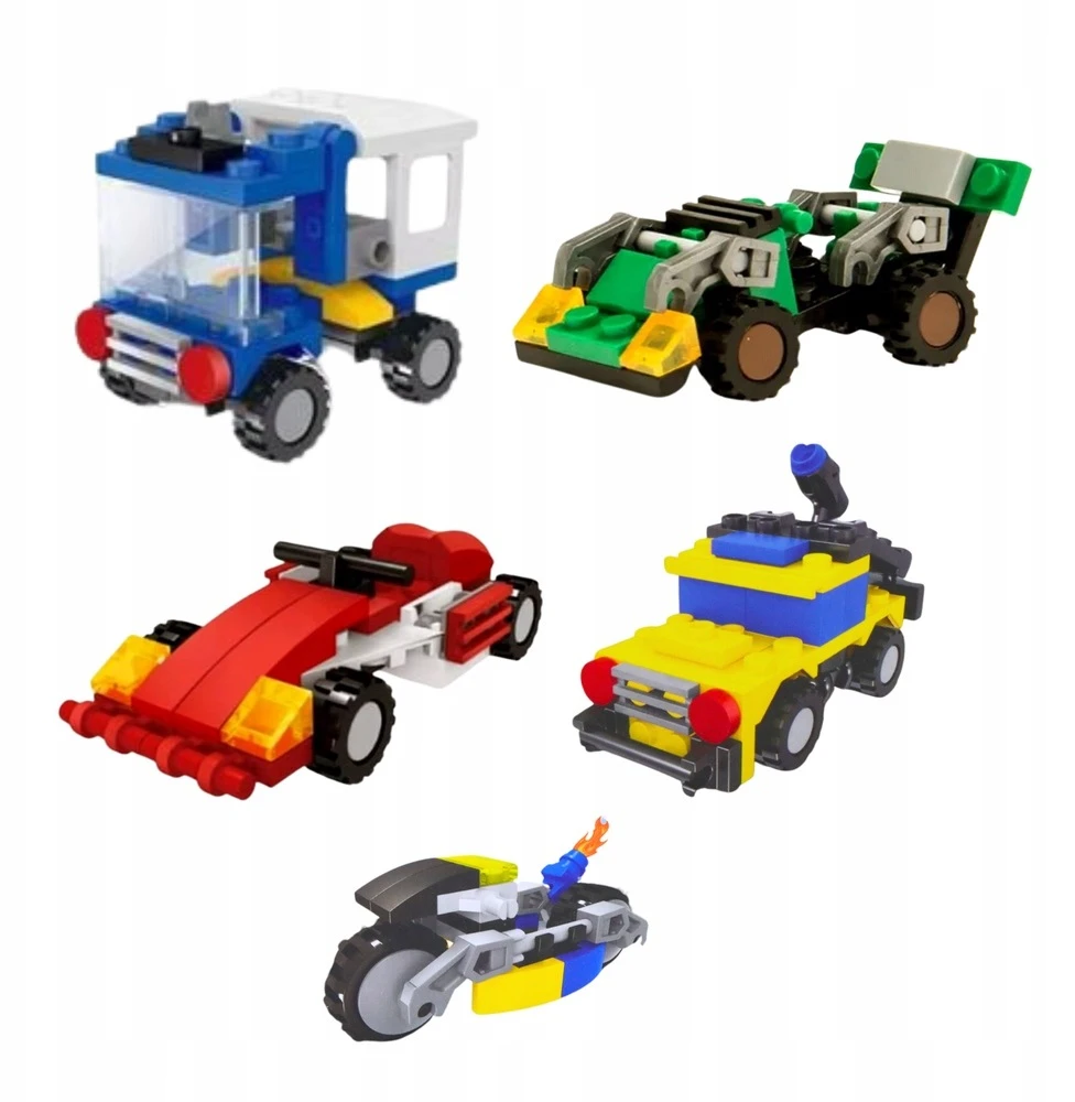 Lean Toys Miesto transporto priemonės 2in1