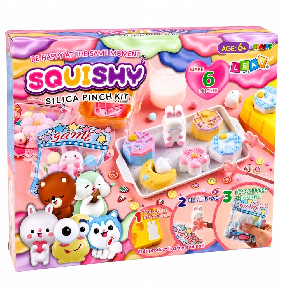 Lean Toys Kūrybinis „Squishy“ rinkinys kiškučiams ir desertams