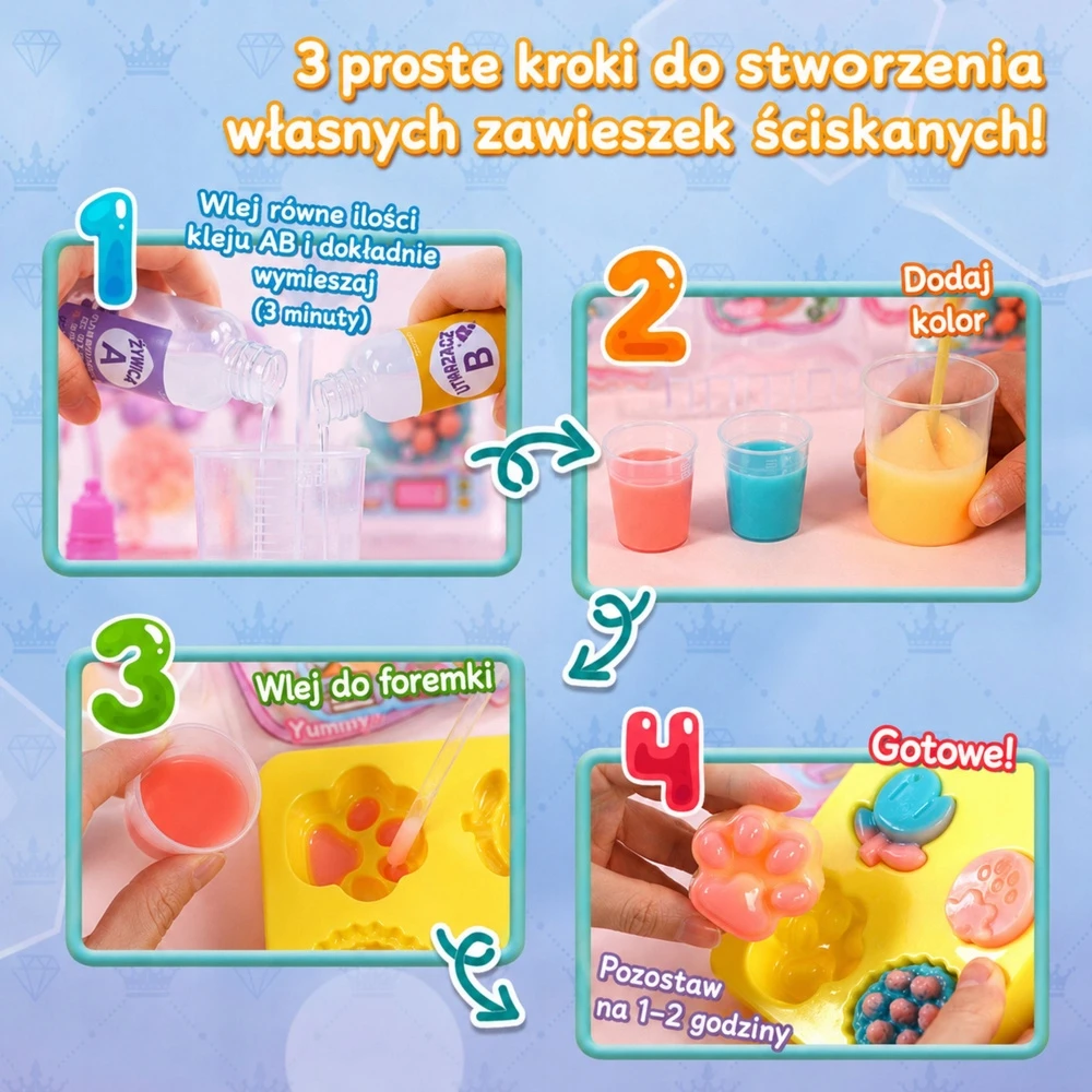 Lean Toys Kūrybinis „Squishy“ rinkinys kiškučiams ir desertams