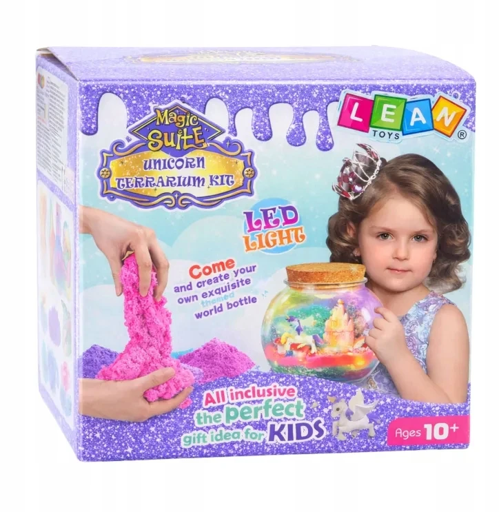 Lean Toys Vienaragio terariumo rinkinys su LED lempa ir nuotolinio valdymo pultu