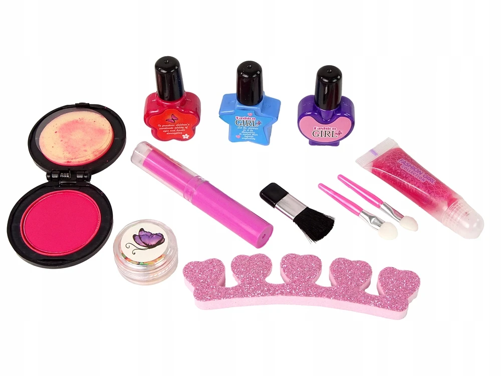 Lean Toys Makiažo ir nagų priežiūros rinkinys vaikams Drugelis LeanToys, 1 vnt.
