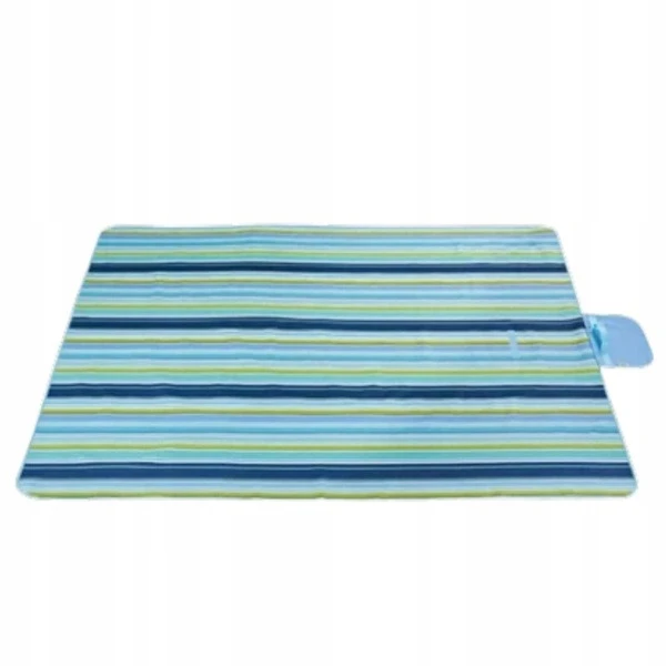 Lean Toys Pikniko paplūdimio pledas sulankstomas kempingo kilimėlis LEAN 150x200cm neperšlampami raštai