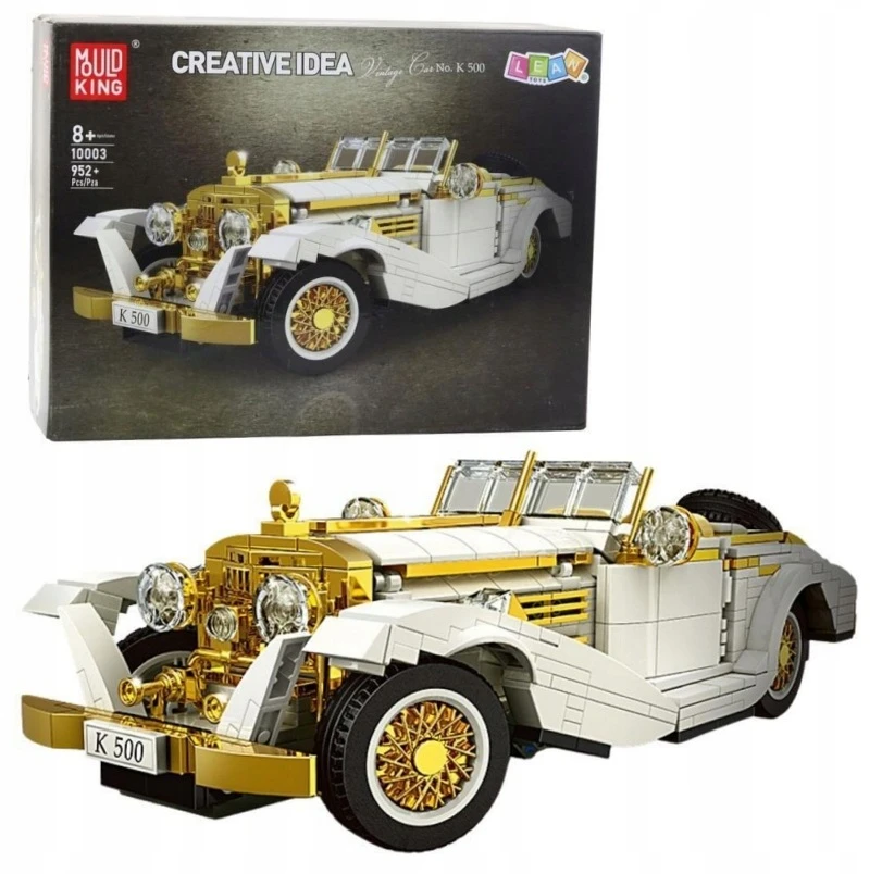 Lean Toys Konstruktorius Mudking Vintage Automobilis K500, 952 det.