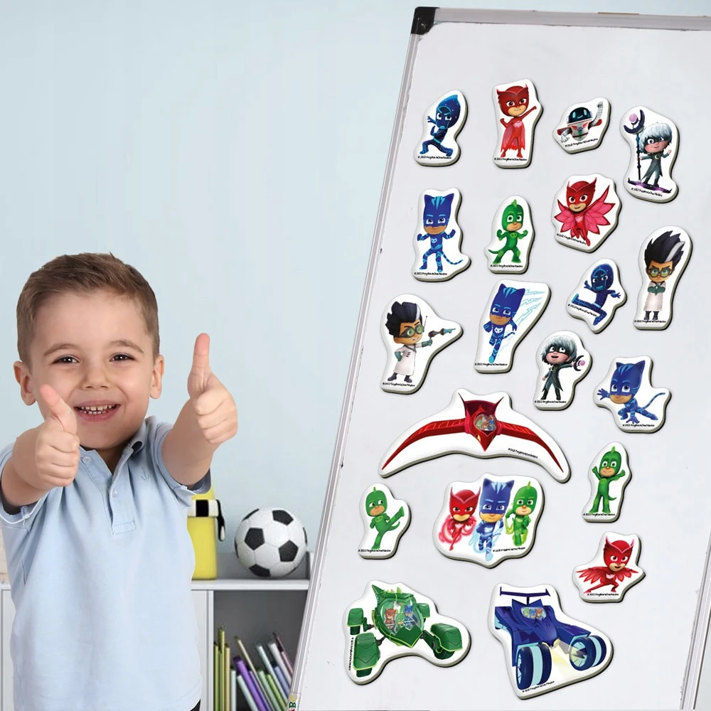 Lean Toys Rinkinys Magnesów Pidżamersi Pjmasks ME 5031-32