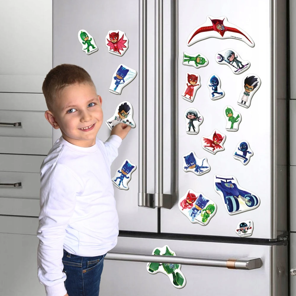Lean Toys Rinkinys Magnesów Pidżamersi Pjmasks ME 5031-32