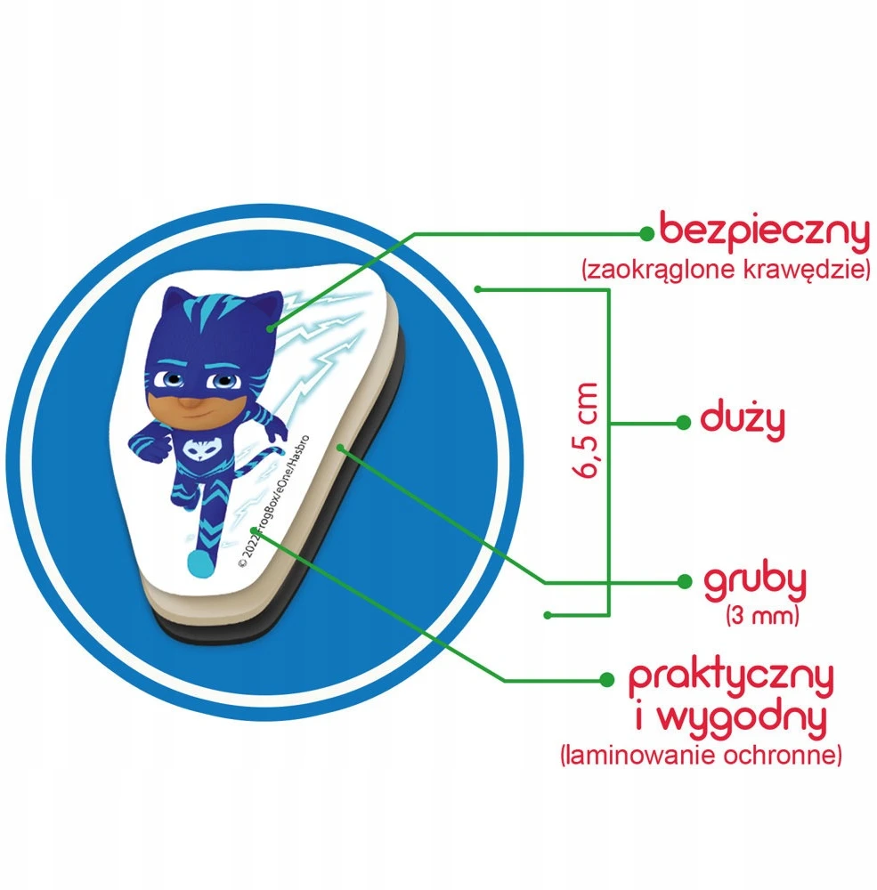 Lean Toys Rinkinys Magnesów Pidżamersi Pjmasks ME 5031-32