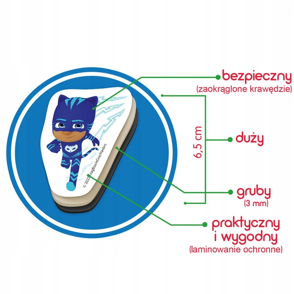 Lean Toys Rinkinys Magnesów Pidżamersi Pjmasks ME 5031-32