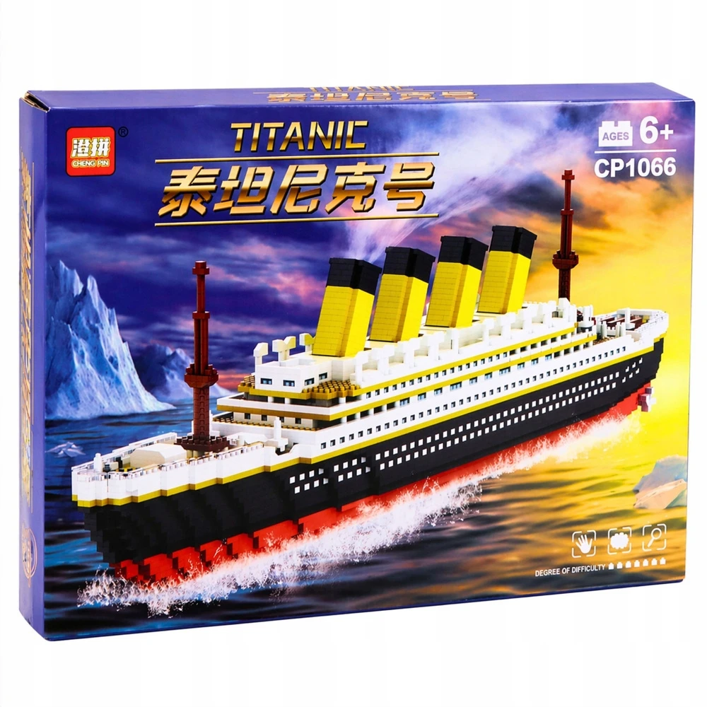 Lean Toys Titaniko modelis 60 cm 3327 vnt.