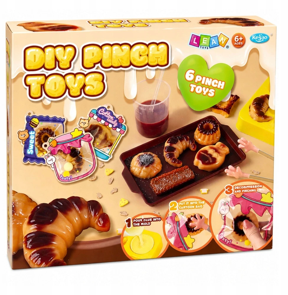 Lean Toys Kūrybinis minkštukų gaminimo rinkinys